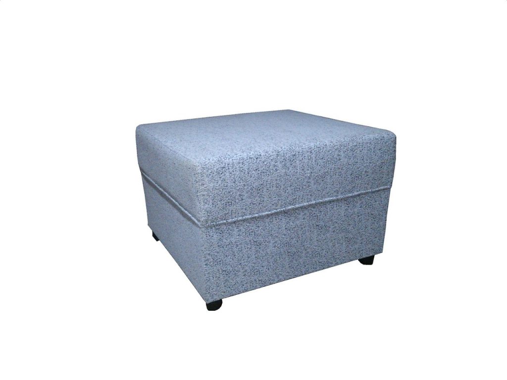 grey pouf